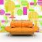 (BH00004)butterfly metallic foil chinese silk wall mural