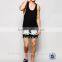 custom design elastic bandwaist with drawstring mens swimsuit/plain for shorts men