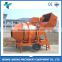 JZC350 portable self loading concrete mixer with drum price