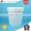 10kg Paint Bucket, PP Latex container, Plastic Bucekt for Construction Material