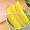 Banana Coin Bag Unisex Men Women Girls Novelty Silicone Portable Pencil Case Purse Wallet Pouch Keyring