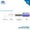RG-6U with telephone wire coaxial cable BC conductor 1.02mm solid PE Al foil AL-Mg wire braid PVC jacket coaxial cable
