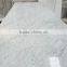 Top quality round white carrara marble table top with free sample