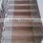 Anti-slip line and rouded edge polished pink color granite steps