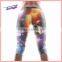 Sublimation Printed Yoga Fitness Compression Tights capris