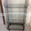 wire storage basket with wheels RH-BR02 wire basket rack