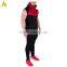100% cotton hoodies mens sleeveless pullover hoody