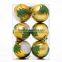 Top fashion unique design 6cm Painted tree pattern christmas plastic ball directly sale