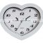 Heart shape wall clock