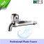 China factory plastic with chrome long body machine bibcock
