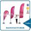 best rate exhibition aluminium blade display flag pole beach banner