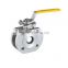 API Flanged Stainless Steel Wafer Type Ball Valve with ISO5211 Mounting Pad