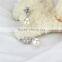 Stud Pearl Earrings 8-9mm AAA Tear Drop Fashion Freshwater Natural White Pearl Earring