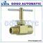 China manufacture high grade brass angle stop valve with pex