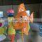 Cartoon Fish Fiberglass water spray features for water play equipment