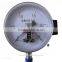 Pulsation-proof electric contact pressure gauge