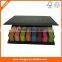 arrow shaped colored paper sticky notes with plastic box holder