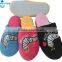 Lady Customized Butteryfly Soft Fleece Winter Warm TPR Plush Slippers