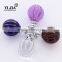 30mm Brass Chrome Finish Pumpkin Style Clear Drawer Crystal Pulls