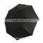 Automatic open long umbrella with black fiberglass frame