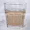 transparent plastic octagonal drinking glass