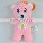 cheap custom bear shaped plush keychain