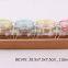 4pcs glass spice jar set in a paper tray