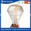 2017 new style Z110 diamond shape e27 medium base tungsten filament vintage edison antique pendant bulb