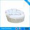 Outdoor Plastic Rattan Round Beach Sun Bed