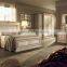 Italian Traditional 24K Gold Plated 5PCS Home Bedroom Set/Side Table With Dresser And Mirror(MOQ=1 SET)