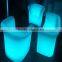LED color changing glowing sofa led furniture / IR remote control stylem