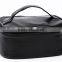 Black Snake Leather Travel Bags With Top Handle
