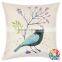 Swans Printed Square Shape Sofa Pillow Cover Wholesale Pillow Cases