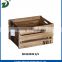 wooden crate storage box