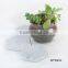Hexagon shape White Carrara Marble Stone Coasters with Cork Backing