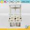 Set of 4 Unique Galvanized Iron Powder Coating Cheap Flower Little Plant Pots Small Garden Planters