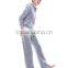 The spring Of 2015 Shallow linen grey velvet two piece sport suit HSS9242