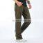 custom big size 100% cotton work trousers loose mens khaki drill cargo work pants