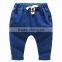 wholesale kids jeans with thread elastic waist band