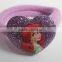 Children hair accessories cartoon princess pattern rubber band 2015 purple hair tie