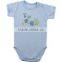 Top quality organic cotton baby animal rompers wholesale baby clothes