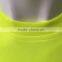 Mens long sleeve high visibility elastic reflective tape breathable bulk safety T-shirt