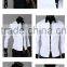 2015 Hot sale Africa market fashionable polyester and cotton men's slim fit shirt with special pattern