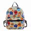2015 new tide canvas printing backpack large middle school students light bag outdoor travel lady bag