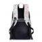 fashion print children shoulder canvas backpack traveling bag