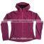 201501007032 Black Grape Women's Soft Shell Jacket With Hood