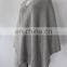 2015 New Fashion Style 7gg Ribbed Knitted Pure Cashmere Poncho Shawls