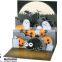 3D LED light up handmade paper greeting cards with music chip