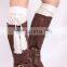 Christmas Wool Thick Socks Hand Knitted Warm Twist Leg Warmers