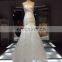 1A179 Charming Ruffle Mermaid Small Train Wedding Gown Beaded Sweetheart Backless Spaghetti One-shoulder Wedding Dress 2016